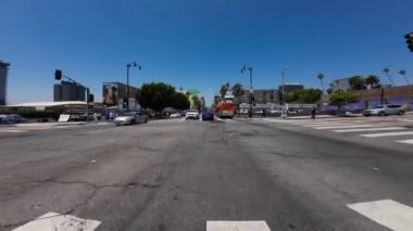 Hollywood Bulvarı, Batı yönünde, Gower St Driving Plate Kaliforniya 'da 5.