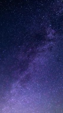 Dikey Samanyolu Galaksisi Astrofotoğrafçılık Ağustos Kuzey Gökyüzü Zaman Hızı