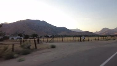 Isabella Gölü 5 Kuzey Kıyısı 02 3 Çeyrek R Çok Kameralı Günbatımı Plaka Sierra Nevada California Dağı ABD