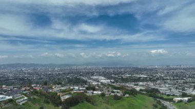 Baldwin Hills 'ten Los Angeles Beverly Hills Kaliforniya' ya Dönüş Fotoğrafı