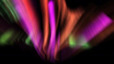 Aurora Sihirli Yolculuk Yeşil ve Pembe Animasyon