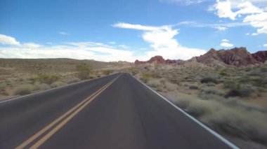 Plaka Vadisi Ateş Faresi 'nin Tank Yolu S Önü 10 Nevada Çölü ABD