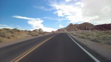 Ateş Fare Plaka Vadisi 'nin S Sokağının Önü 11 Nevada Çölü ABD