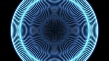 3D HUD Yayı Kırpılan Kırmızı X60 Derece VJ Döngü Canlandırması 02