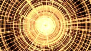 3D HUD Yayı Kırpılan Kırmızı X60 Derece VJ Döngü Canlandırması 02