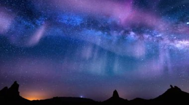 Aurora Green ve Samanyolu Galaksisi 14mm Iceberg üzerinde