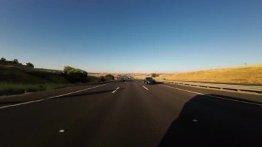 Sacramento Çevre Yolu 50 Batı Şamandırası Baharı Rancho Cordova 04 Arka Görüş Günbatımı Kaliforniya