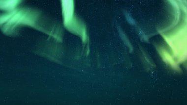 Aurora ve Samanyolu Büyülü Gece Döngüsü