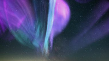 Aurora ve Samanyolu Gündoğumu Zaman Sapması Büyüsü