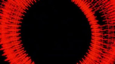 Çember Radikal Desenleri Kırmızı Titreşim Daha Çok L Canlandırma Döngüsü