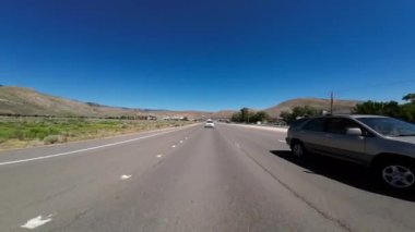 Nevada Carson City 395 Güney Arka Manzara 05 Sürücü Plakası ABD Ultra Geniş