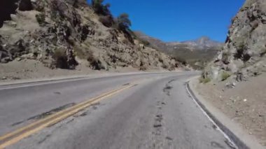 Angeles Crest Otoyolu Yaz 1 La Canada 'dan Wilson Dağı 11 Front View Clear Creek Sürücü Plakası Angeles Ulusal Ormanı ABD