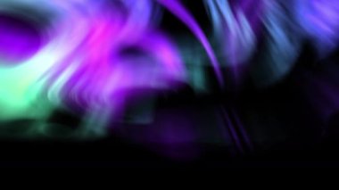 Animasyon Aurora Güzellik Mor ve Mavi Döngü