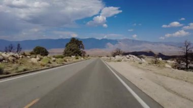 Whitney Portal Dağı Plaka Sürüşü 12 Multicam Ön Manzara Sürüş Plakası Sierra Nevada California Dağı ABD