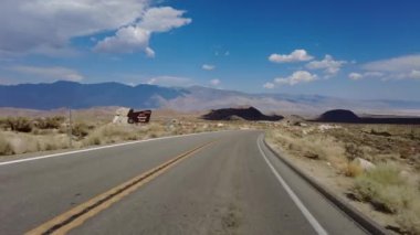 Whitney Portal Dağı Plaka Sürüşü 14. Multicam Ön Manzara Sürüş Plakası Sierra Nevada California Dağı ABD