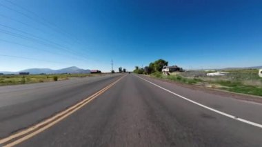 Oregon Klamath Şelalesi Otoyolu 39 Güney 04 Güney Önü Sürücü Plakası ABD Ultra Geniş