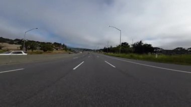 San Francisco Körfez Bölgesi Sausalito Otoyolu 101 Kuzey 04 Ön Manzara Marin County California Sürücü Plakaları