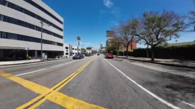 Los Angeles Wilshire Bulvarı Doğu Kore Kasaba 02 Ön Manzara Norton Bulvarı Kaliforniya plakalı