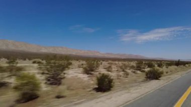 395 Sahne Byway Northbound 1 Mojave to Red Rock Canyon 11 Quarter L MultiCam Driving Plate Sierra Nevada California