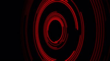 3D Arc Offset D Ses Reaktif Eşitleyici Kırmızı Y50 Derece Büyük VJ Döngü Animasyonu 02