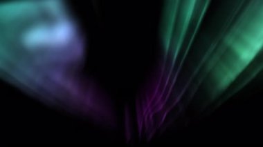 Aurora Bliss Canlandırılmış Kuzey Işıkları Yeşil ve Pembe Döngü Animasyonu
