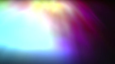 Siyah Arkaplanda Işık Işınları Özelleştirme Renkleri Canlandırması