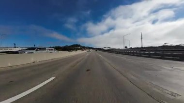 San Francisco Körfez Bölgesi Çilek Yolu 101 Kuzey 04 Ön Manzara Marin County California Sürücü Plakaları