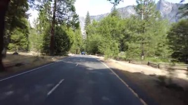 Yosemite Vadisi Arka Görüş 5. Dr. 01 Curry Village El Capitan Yolu Sürücü Plakası ABD Dünya Mirası Bölgesi