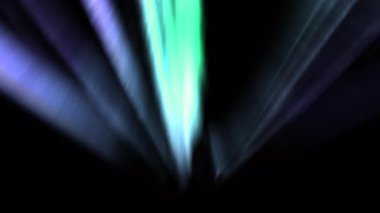 Canlandırılmış Kuzey Işıkları Animasyon Mor ve Mavi Döngü