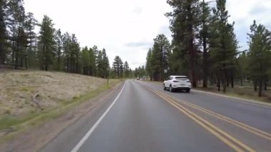 Bryce Kanyonu Sürücü Plaka Sahnesi Dr N 34 Arka Manzara Bryce Kanyonu Lodge Utah Güneybatı ABD