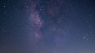 Delta Aquarids Meteor Duşu ve Samanyolu Galaksisi 50 mm Güney Gökyüzü Sierra Nevada Dağı Mor Kaliforniya ABD Zaman Dönemi