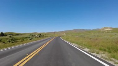 American West Grassland ve Hills 03 Front View Driving Plates USA