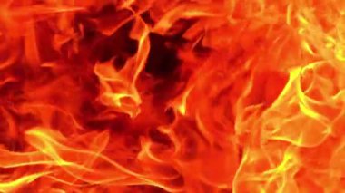 Büyüleyici Ateş Dansı Süper Yavaş Hareket 1000fps