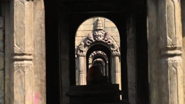 Nepal Pashupatinath Tapınağı Pandra Shivalaya Yavaş Hareket Dengeleyicisi İleri Dünya Mirası Alanı Katmandu Vadisi
