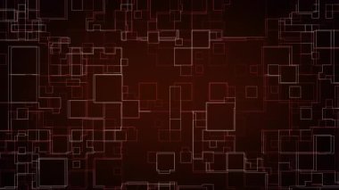 Kırmızı Kahverengi Devre Tahtası Geometri Döngüsü Geri Canlandırma Arkaplanı