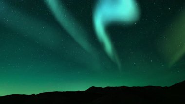 Yıldızlı Kanvas Samanyolu Galaksisi Aurora Dağları Döngüsü