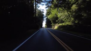 Big Sur Pasifik Sahil Otoyolu 2 Bixby Köprüsü 'nden Pfeiffer Eyalet Parkı 13. Arka Görüş Multicam Sürücü Plakası Kaliforniya ABD