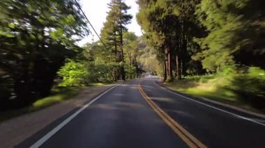 Big Sur Pasifik Sahil Otoyolu 2 Bixby Köprüsü 'nden Pfeiffer Eyalet Parkı 14. Arka Görüş Multicam Sürücü Plakası Kaliforniya ABD