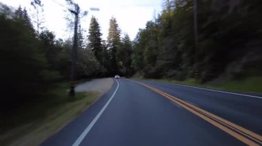 Big Sur Pasifik Sahil Otoyolu 2 Bixby Köprüsü 'nden Pfeiffer Eyalet Parkı' na 16 Arka Görüş Multicam Sürücü Plakası Kaliforniya ABD