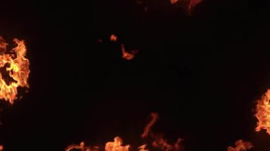 Yavaş Çekimde Alevler 240 fps