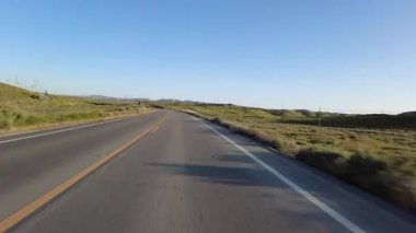 Güney Kaliforniya McKittrick Günbatımı 33 Güney 03 Önden Sürücü Plakası ABD