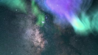 Kozmik Senfoni Aurora Çeken Yıldız Samanyolu Galaksisi Zaman Hızı