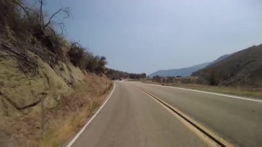 Kings Canyon Manzarası Doğu Kısmı 21 Doğu Yakası Çok Kameralı Arka Görüntü Sürücü Plakası Sierra Nevada California ABD