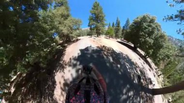 Angeles Ormanı Bisiklet Kaskı Kamera POV 03 Kaliforniya ABD