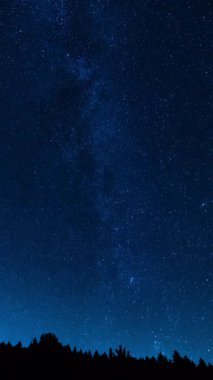 Dikey Yıldızyolu Galaksisi Kuzey Gökyüzü Palomar Dağı San Diego Kaliforniya Zaman Hızı Astrofotografı