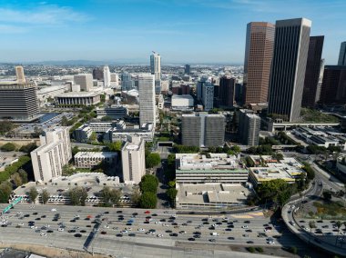 Los Angeles 110. Otoyol ve Batı Kaliforniya 'dan Binalar