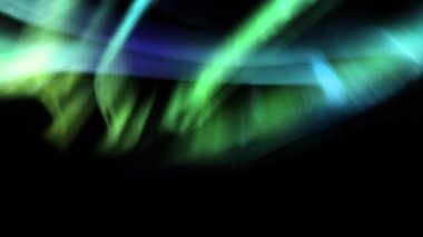 Aurora Büyüleyici Büyüleyici Yeşil ve Mavi