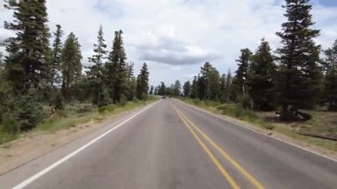 Bryce Kanyonu Sürücü Plaka Sahnesi Dr. S 19 Arka Görüş Noktası Utah Güneybatı ABD