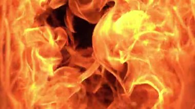 Zarif Ateş Patlaması Yavaş Hareket 240 fps