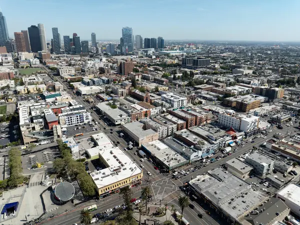 Los Angeles Downtown ve Westlake 7. Cadde Havacılık Kaliforniya 'yı vurdu.